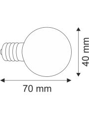 Cooltoolls 1W Gece Lambası Kırmızı