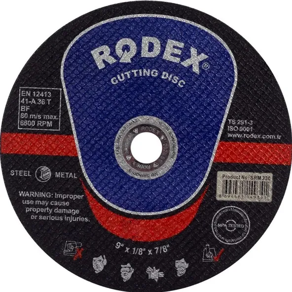 Rodex Metal Kesici Taş 180 x 3 x 22 mm