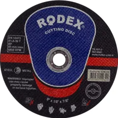 Rodex Metal Kesici Taş 180 x 3 x 22 mm