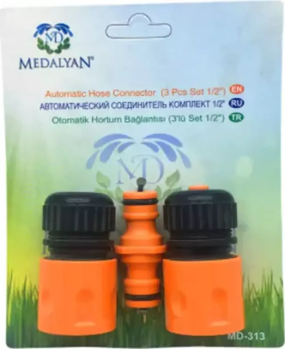 Bulmax 3 Parca 1/2 Otomatık Hortum Ekı Baglantısı (2818)