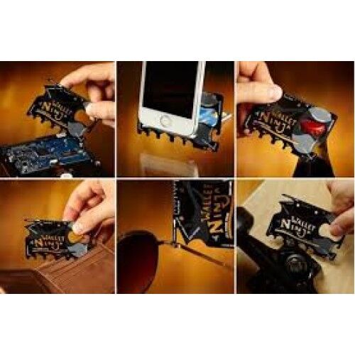 Ninja Wallet 18 in 1 Credit Card Multi Tool Kit