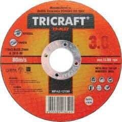 Tricraft Inox Metal Kesici Taş 115 MM