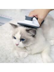 Cooltoolls Kedi Köpek Tarağı Tüy Temizleme Otomatik Temizlenen Tüy Tarağı Kendi Kendini Temizleyen